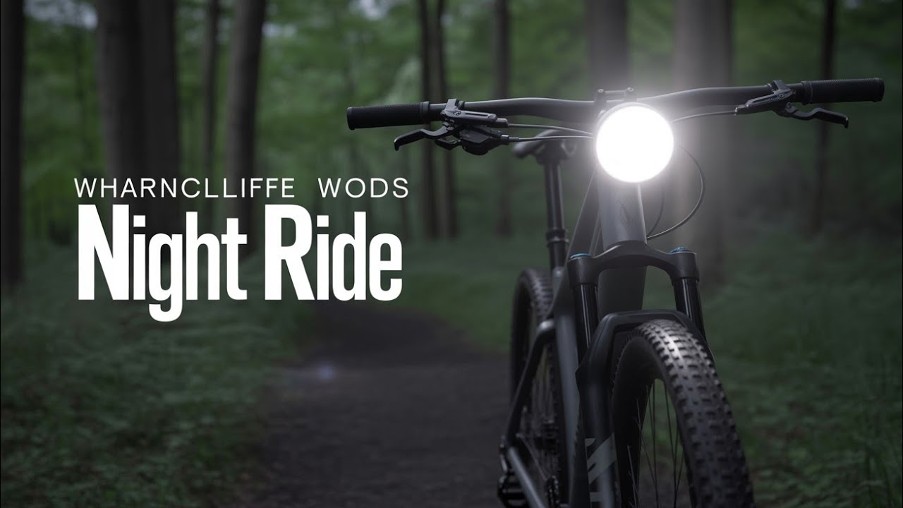 MTB Trail in Wharncliffe Woods...At Night!???😲👻💀