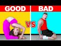 GOOD vs BAD: FLEXIBILITY CHALLENGE