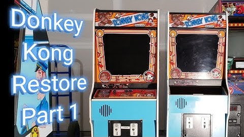 Donkey Kong Arcade Restore Part 1 - Control Panel, Joystick, And Buttons