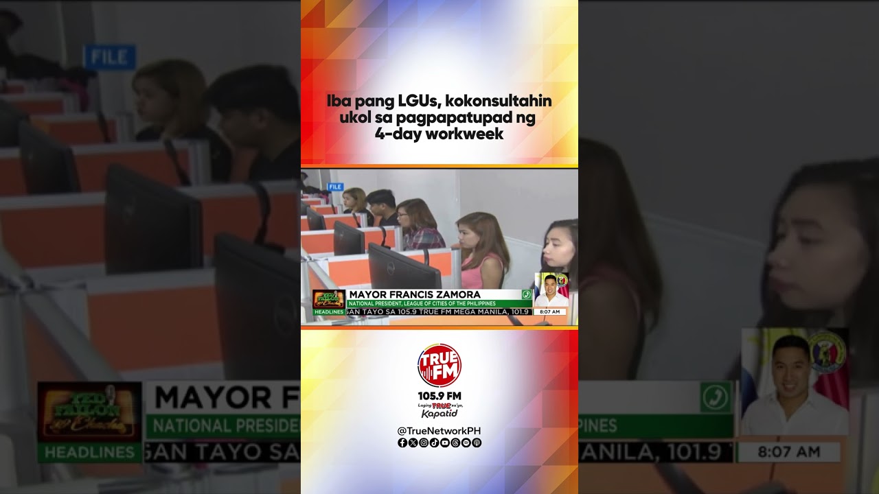 Iba pang LGUs, kokonsultahin ukol sa pagpapatupad ng 4-day workweek | Ted Failon & DJ Chacha