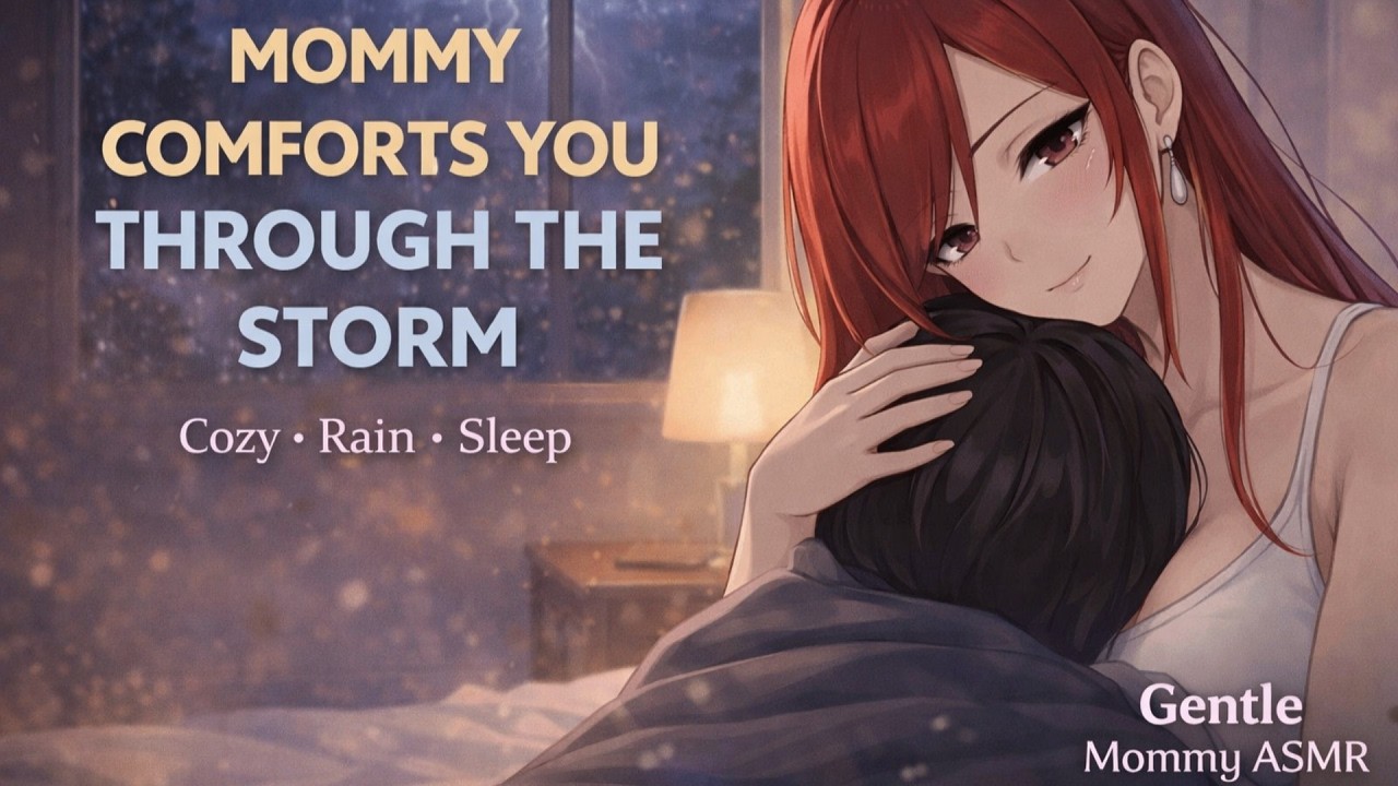Mommy Comforts You During the Storm ⛈️💤 | Gentle Praise & Rain Sleep Aid