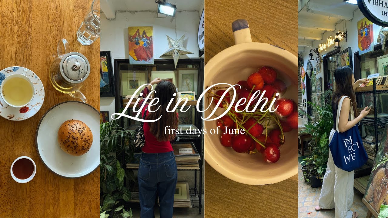 Delhi Diaries I Girl dates, exploring art galleries of Delhi⭐️