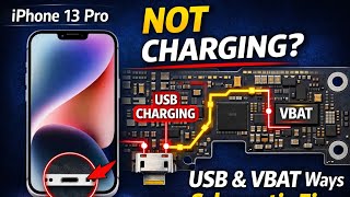 iPhone 13 Pro Charging USB &amp; VBAT Ways | Schematic Diagram &amp; Circuit Solution