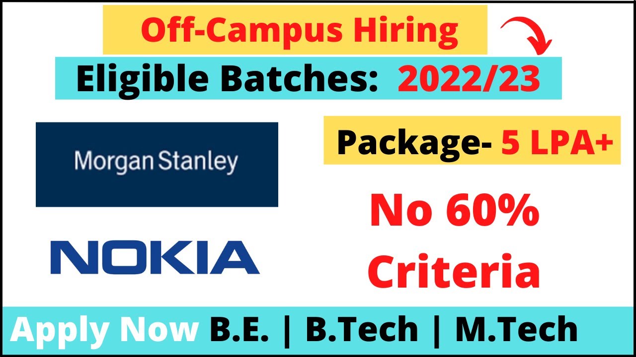 off campus placement for 2023 batch | off campus drive 2022 