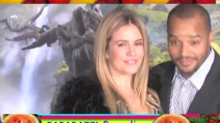 Famous DONALD FAISON Rubs the Belly of wife CACEE COBB at Oz premiere Profile