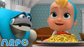 Hungry Baby  Fridge NIGHTMARE!!! | Baby Daniel and ARPO The Robot | Funny Cartoons for Kids