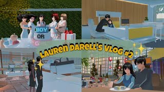 VLOG LAUREN & DARELL  || LAUREN LAHIRAN !! SAKURA SCHOOL SIMULATOR