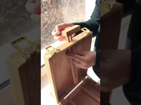 Ящик художника и настольный мольберт 2 в 1 Pinax