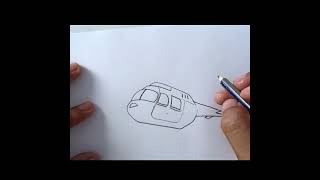Cómo Dibujar Un Helicóptero How To Draw A Helicopter