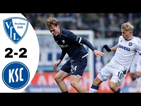 VfL Bochum VS Karlsruher SC 2-2 Highlights | 2. Bundesliga 2025/2026