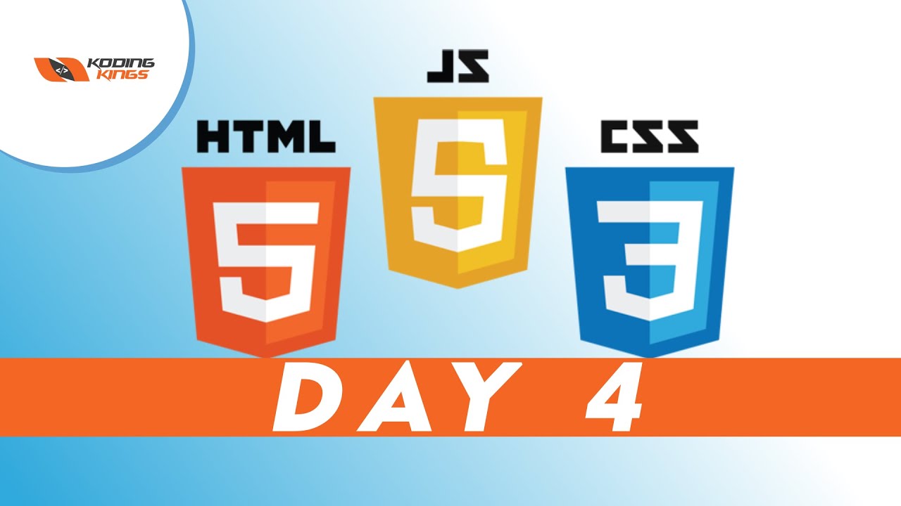 Day 4 - HTML CSS Javascript - YouTube