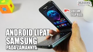 TERNYATA HP ANDROID LIPAT DARI SAMSUNG DULU KAYA GINI SEBELUM ADA Z FLIP! - Samsung Galaxy Folder