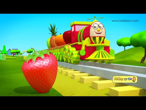 Humpty the Train on a Fruits Ride | हम्प्टी ट्रैन और उसके फल दोस्तों से मिलिए  | Kiddiestv Hindi