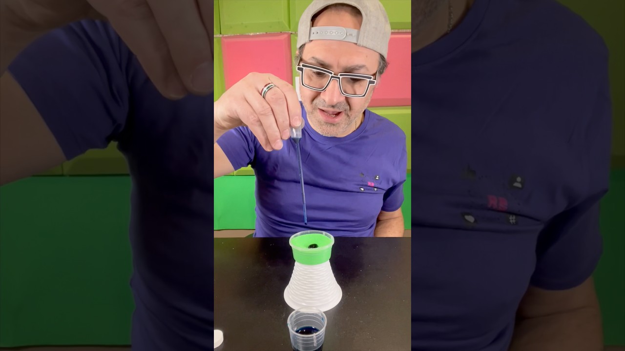 Только что провел потрясающий эксперимент с гидрофобным песком 