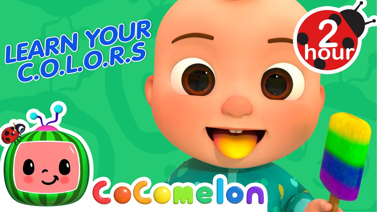 The Colors Song (with Ice Pops) + More CoComelon Nursery Rhymes & Kids ...