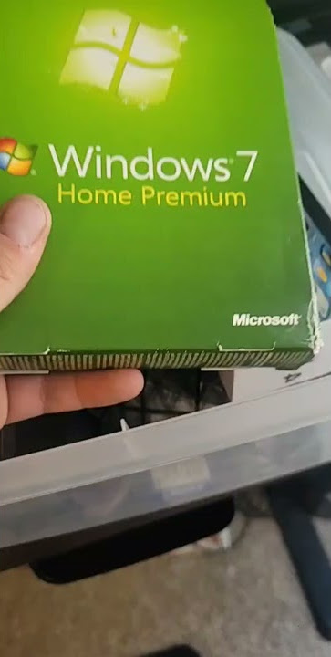 Good old friend - windows 7 home premium ,😎