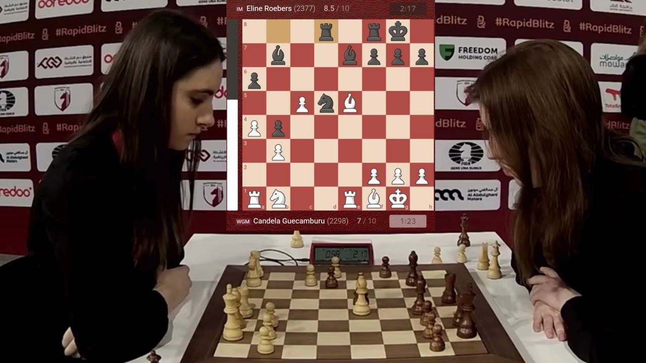 THE JUNIOR SHOWDOWN! 🔥 | Eline Roebers vs Candela Francisco | World Blitz 2025 Round 10