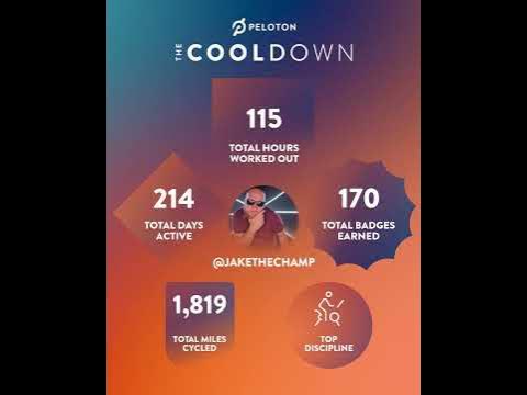 peloton cooldown jogger