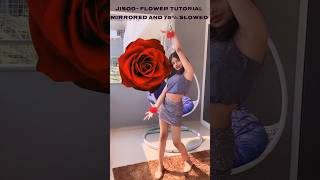 Jisoo flower challenge dance tutorial |slow music |Dance tutorial ( mirrored and 75%Slowed)#shorts