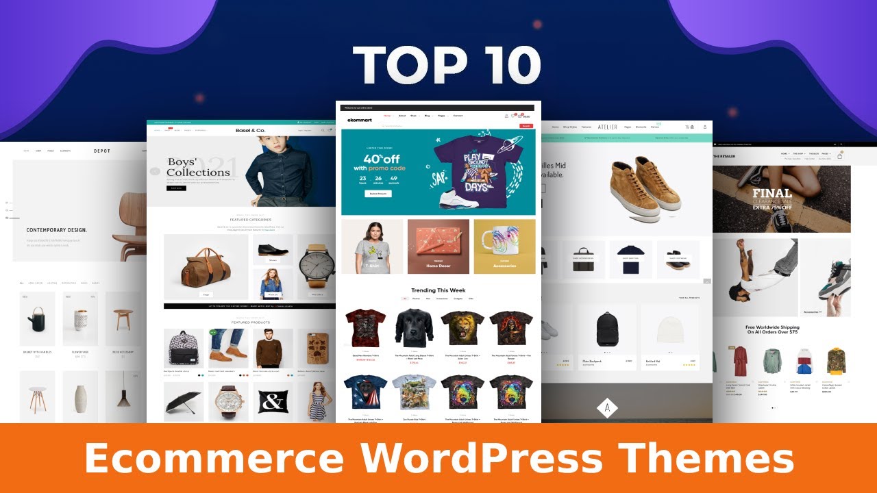 Top 10 eCommerce WordPress Themes | 10 Best Ecommerce Themes For ...