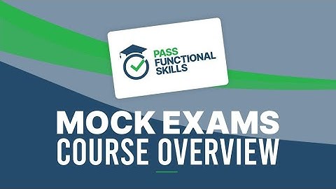 Pass Functional Skills - English Course Mock Exams