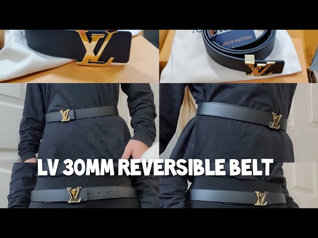 LOUIS VUITTON ICONIC 30MM REVERSIBLE BELT