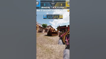 Amazing 1 vs 3 Clutch and I couldn