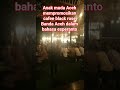 anak muda Aceh mempromosikan cafee black rose Banda Aceh dalam bahasa esperanto#shorts