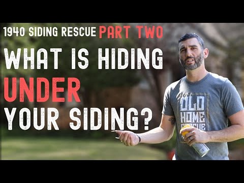 What is Behind Replacement Siding? / 1940 Siding Rescue / Part 2