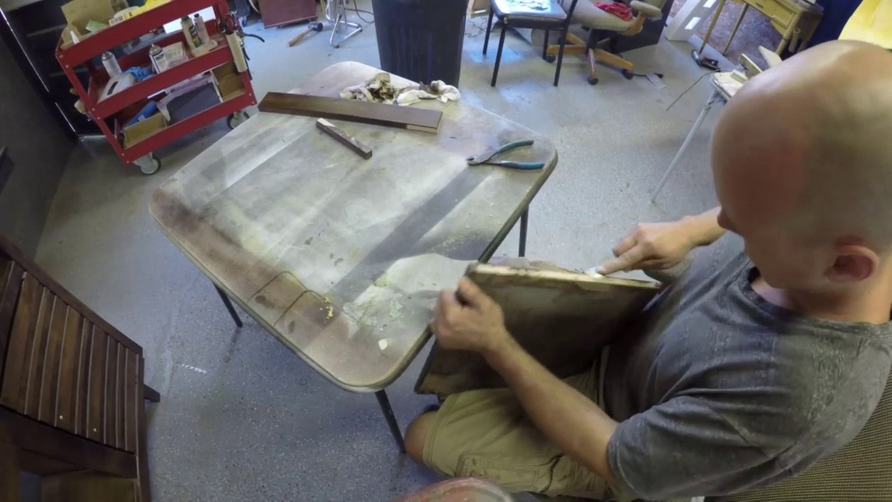 Repairing Badly Damaged TV Stand YouTube