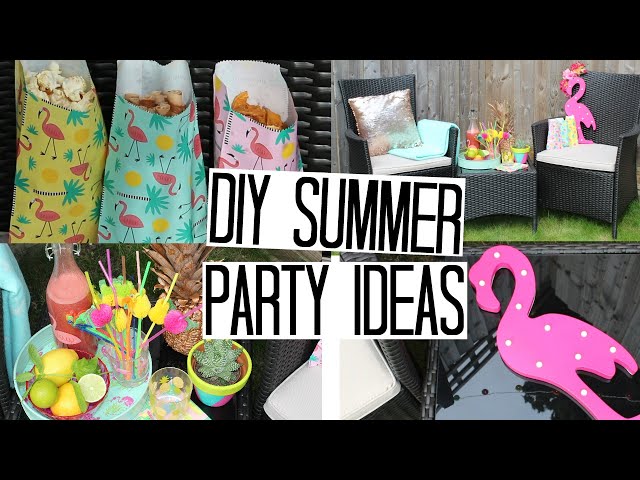 20 Fun Summer Party DIYs- Party Décor Crafts- A Cultivated Nest