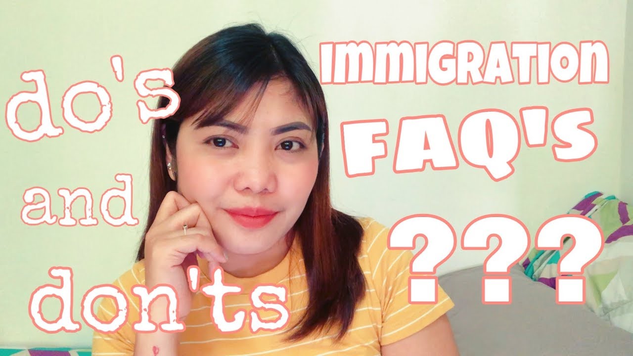 FAQ’s and Tips | Questions asked by Philippine Immigration - YouTube