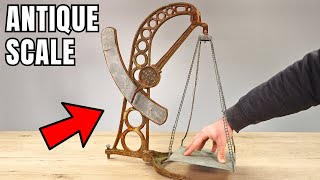 Antique Grocery Store Scale Restoration  A Unique Piece !