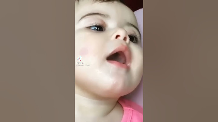 cute baby saying papa