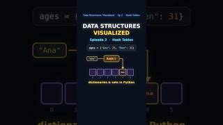 Python Dictionaries & Sets Explained Visually | Data Structures Visualized Ep 3 #datastructures