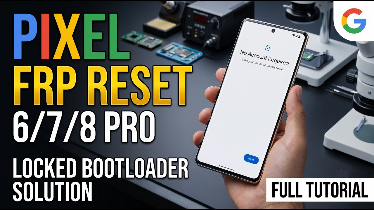Google Pixel 6 / 7 / 8 Pro FRP Reset Solution For Bootloader