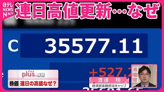 【解説】新NISAで投資に関心？  日経平均が連日高値更新…なぜ