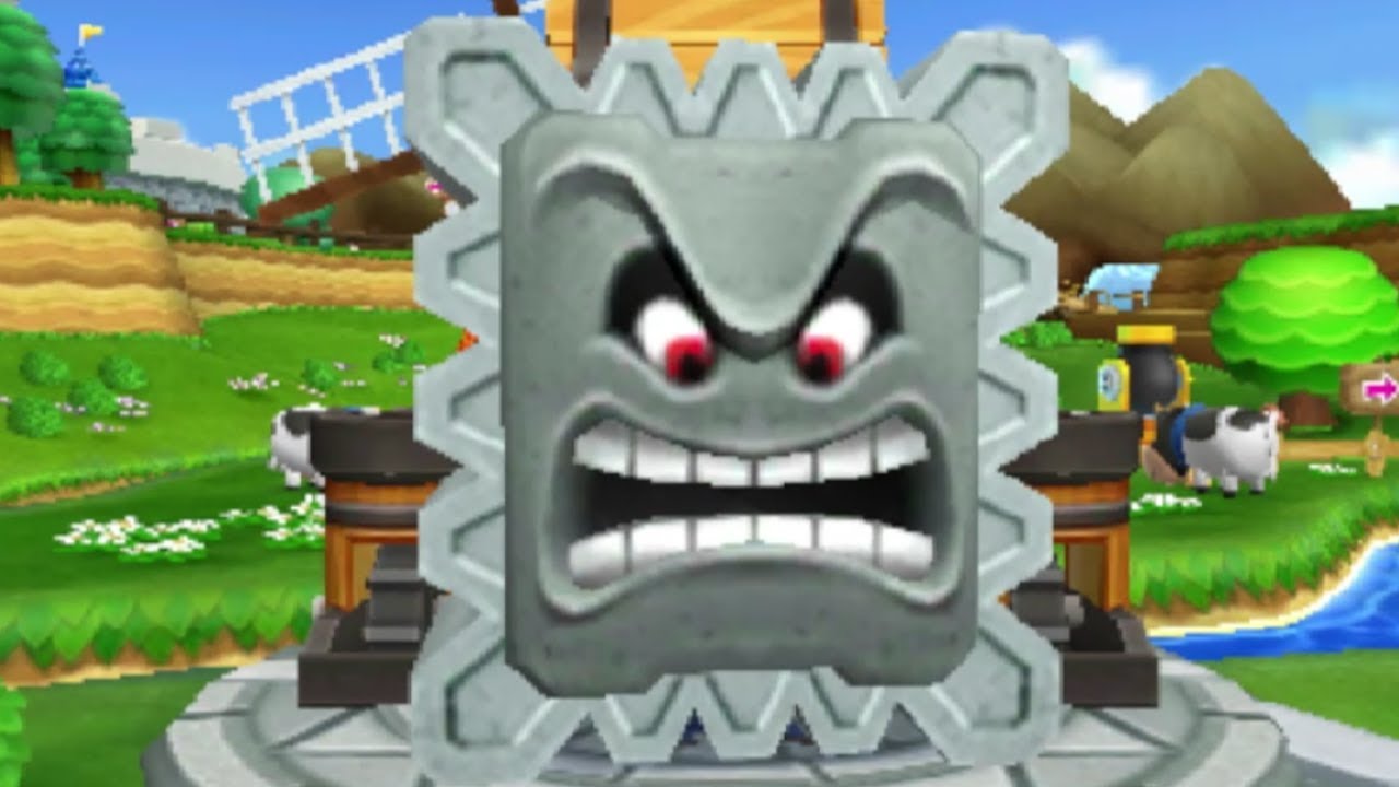 Mario Party Island Tour - Perilous Palace Path - Luigi vs Waluigi vs Toad vs Peach