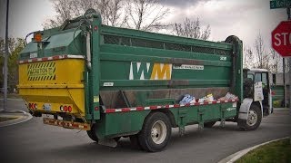 Volvo Wxll Dempster Recycle One Garbage Truck