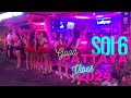 4k feel the atmosphere of soi 6 pattaya nightlife thailand 2024