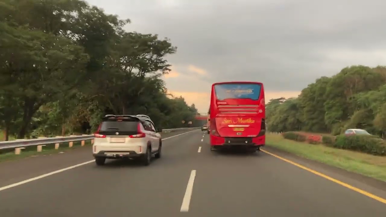 Rest Area Km. 101A to Rest Area Km. 130A via Cikopo - Palimanan (Cipali) Toll Road - Trans Java Toll