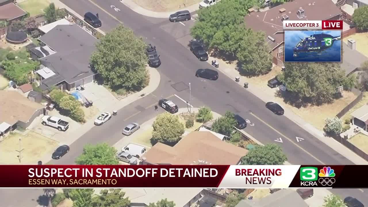 Suspect detained after Sacramento standoff - YouTube