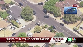 Suspect detained after Sacramento standoff