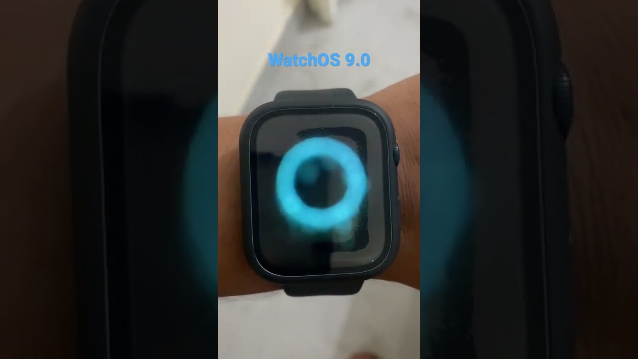 WatchOS 9.0 new activity ring Animation 