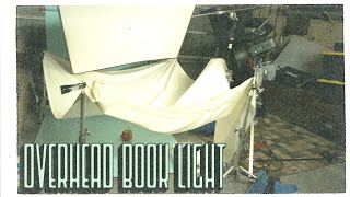 BTS - overhead book light with unbleached muslin | xplor 600 pro screenshot 4