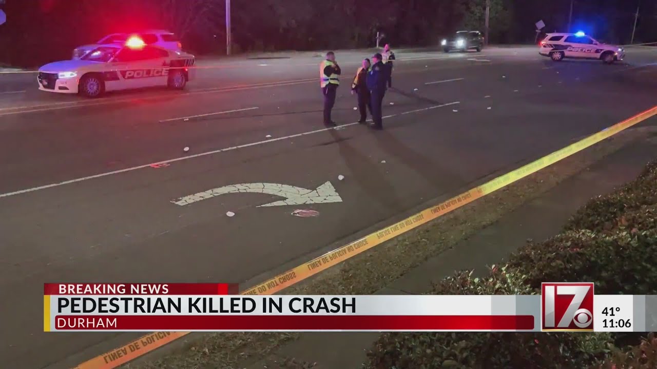Pedestrian killed in crash in Durham - YouTube