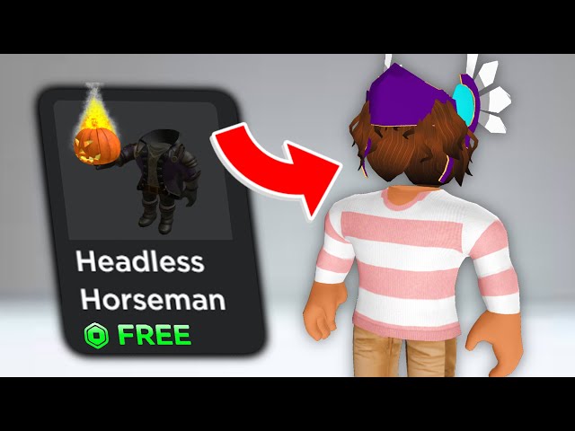 How to get HEADLESS HORSEMAN for FREE! (Roblox Headless Head