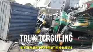ayah ku kirim kan do,a versi truk trailer kecelakaan