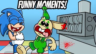 BABY SONIC Shreds BUNZO BUNNY | Funny Videos!