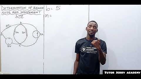 Circuit Analysis | How to Determine the Branch, Node & Independent Loop of a Circuit | Problem 7